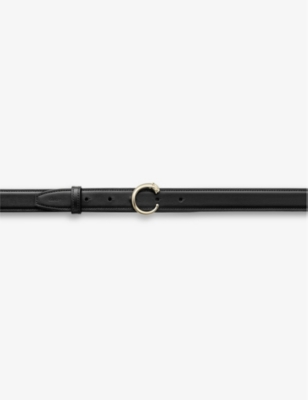 CARTIER: Panthère de Cartier medium buckled leather belt