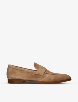 MAGNANNI: Aston suede loafers