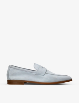MAGNANNI: Aston suede loafers