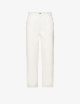 MAISON KITSUNE: Worker tapered-leg mid-rise jeans