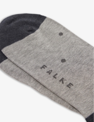 FALKE: Dot-print cotton-blend socks