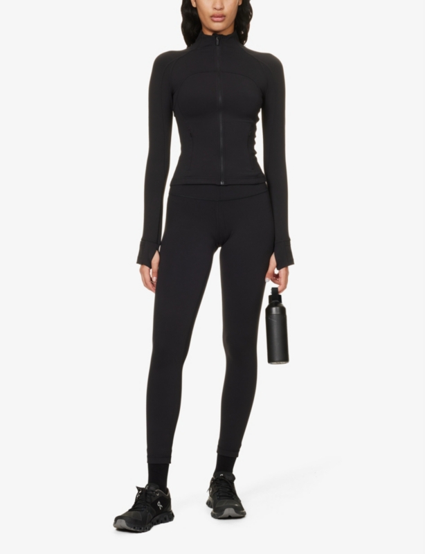 Define Nulu cropped stretch-woven jacket
