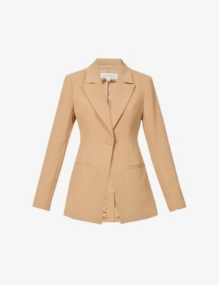 GOOD AMERICAN: Fit and Flatter single-breasted stretch-woven blazer