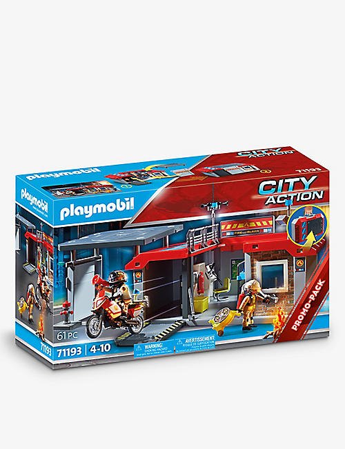 PLAYMOBIL: Take Along Fire Station 71193 toy playset