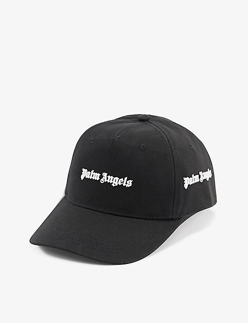 PALM ANGELS: Brand-embellished cotton-twill cap