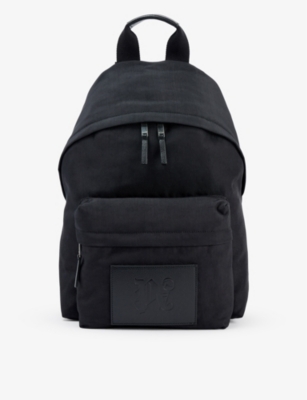 PALM ANGELS - Monogram-patch woven backpack | Selfridges.com