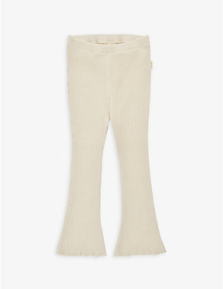 CLAUDE & CO: Regular-fit elasticated-waist cotton-blend leggings 3 months-4 years