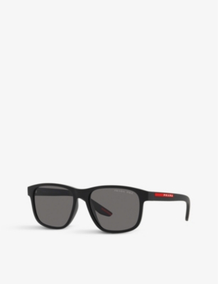 PRADA WOMENS BLACK PS 06YS PILLOW-FRAME ACETATE SUNGLASSES 67677314