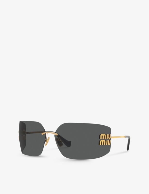 MU 54YS square-frame metal sunglasses