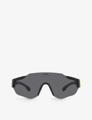 FENDI: FE40088U irregular-frame acetate sunglasses