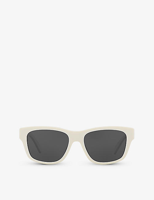 CELINE: CL40249U irregular-frame acetate sunglasses