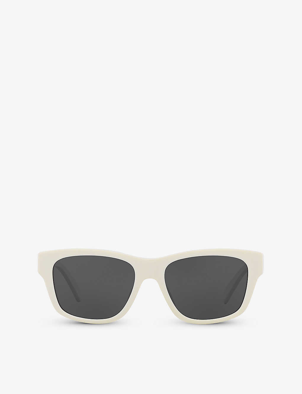 Celine Womens Black Cl40249u Irregular-frame Acetate Sunglasses