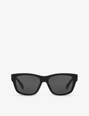 CELINE: CL40249U irregular-frame acetate sunglasses