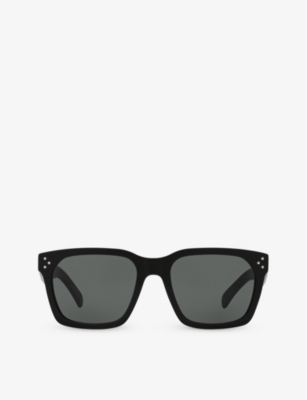 CELINE: CL000384 CL40248I irregular-frame acetate sunglasses