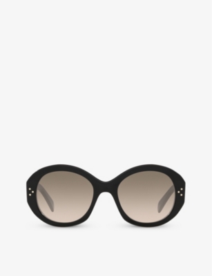 CELINE: CL40240I round-frame acetate sunglasses