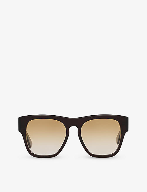 CHLOE: CH0149S square-frame tortoiseshell acetate sunglasses