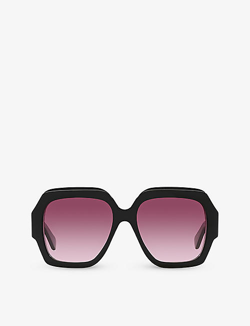 CHLOE: CH0154S square-frame acetate sunglasses