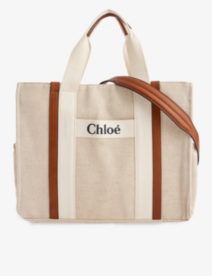 CHLOE-Black Logo Baby Changing Bag