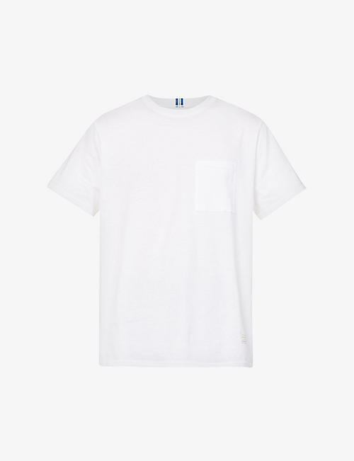 PEREGRINE: Chest-pocket brand-embroidered cotton-jersey T-shirt