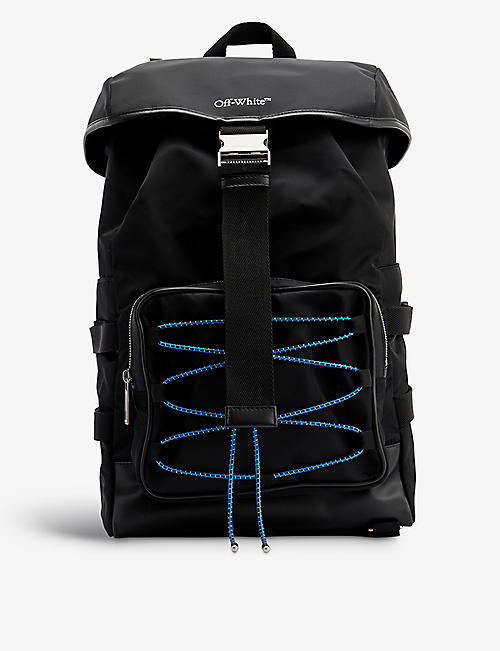 OFF-WHITE C/O VIRGIL ABLOH: Courrier bungee-cord shell backpack