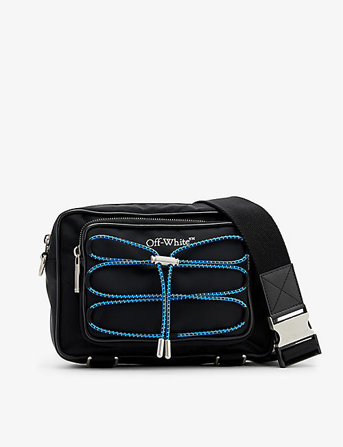 OFF-WHITE C/O VIRGIL ABLOH: Courrier bungee-cord shell camera bag