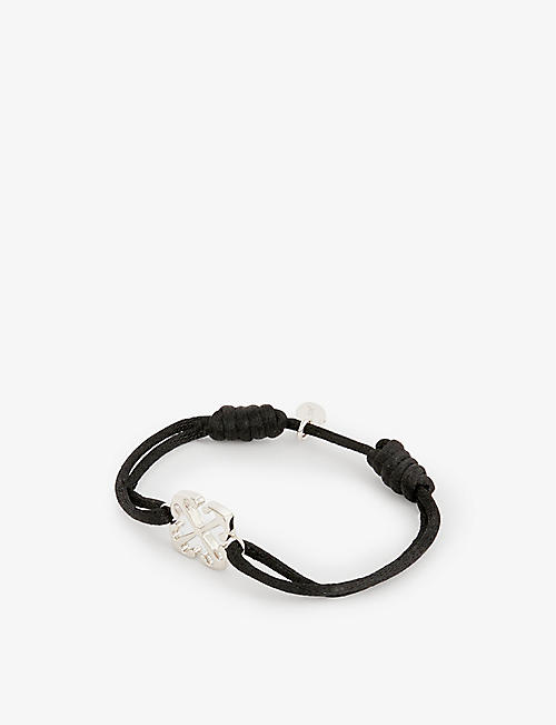 OFF-WHITE C/O VIRGIL ABLOH: Arrow-pendant woven bracelet