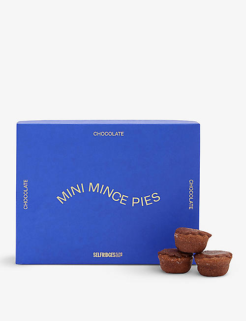 SELFRIDGES SELECTION: Mini Chocolate Mince Pies pack of 12