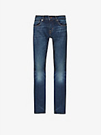 7 FOR ALL MANKIND: The Straight Depart straight-leg mid-rise stretch-denim jeans