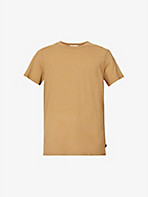 7 FOR ALL MANKIND: Brand-patch crewneck cotton-jersey T-shirt