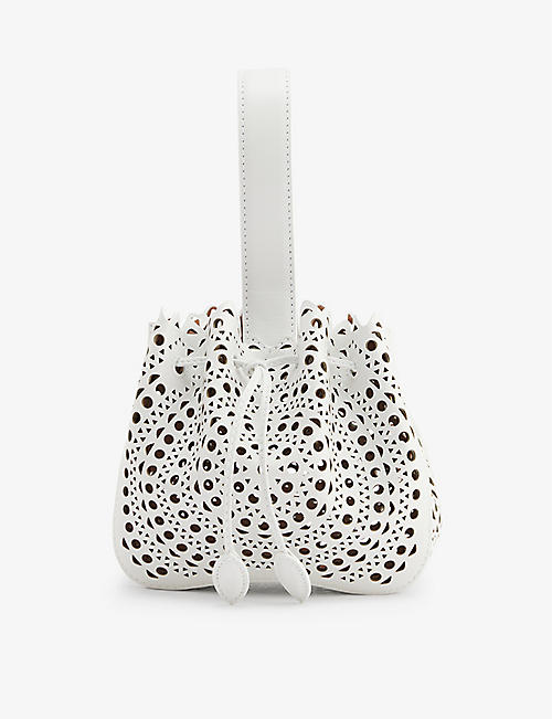 ALAIA: Rose Marie leather top-handle bag