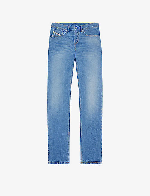 : 2023 D-Finitive brand-patch regular-fit stretch-denim jeans