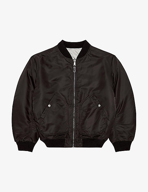 DIESEL: J-Mattan logo-embroidered relaxed-fit nylon bomber jacket