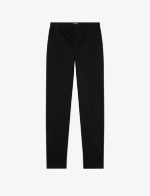 DIESEL: P Dean welt-pocket straight-leg slim-fit stretch-cotton trousers