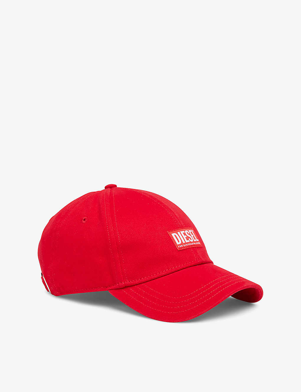 Diesel Cappello Da Baseball Con Patch Logo In Red