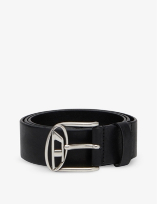 Off-White c/o Virgil Abloh Arrow-plaque Leather Belt in Black for Men