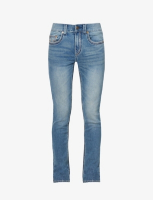 TRUE RELIGION - Ultra Skinny slim-fit tapered stretch-denim jeans ...