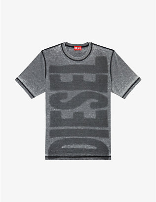 : T-Just logo-print cotton T-shirt
