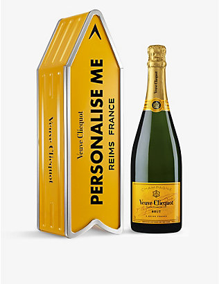 VEUVE CLICQUOT: City Arrow limited-edition Brut NV champagne with personalised tin 750ml