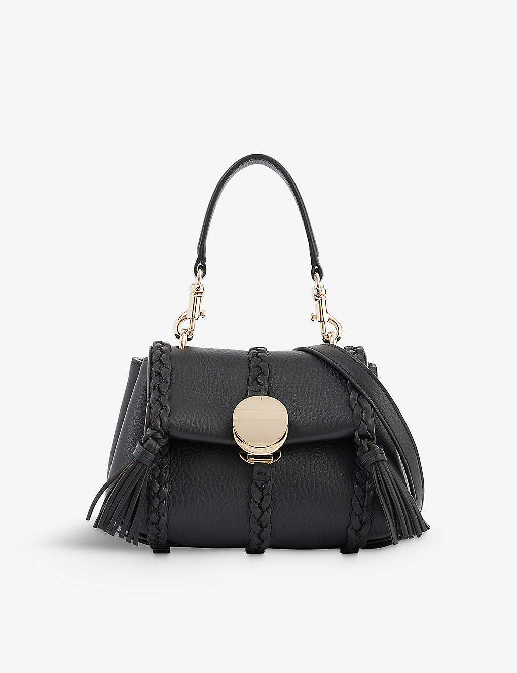 Chloé Chloe Womens Black Penelope Mini Leather Crossbody Bag