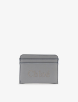 Sense Chloé Credit Card Holder in Leather with Embroidered Logo