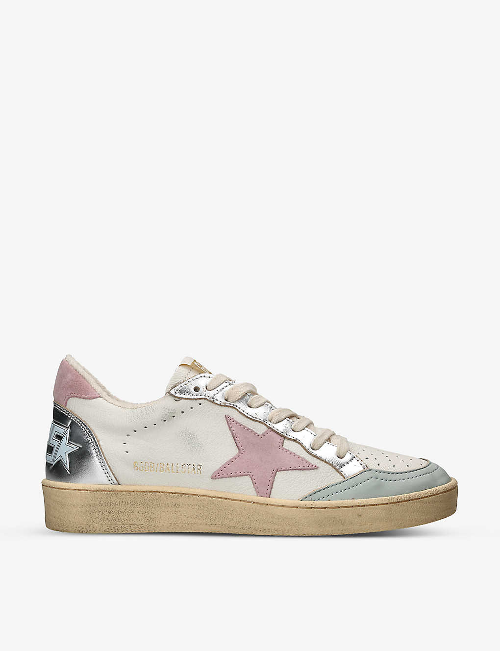 Golden Goose Ball Star Suede Star-patch Leather Trainers In Multi-coloured