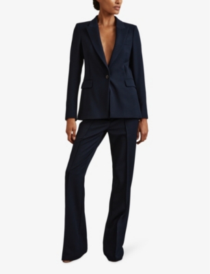 Gabi single-breasted stretch-woven blazer