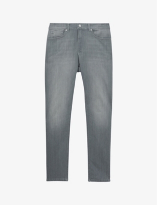 REISS: Harry faded slim-fit stretch-denim jeans