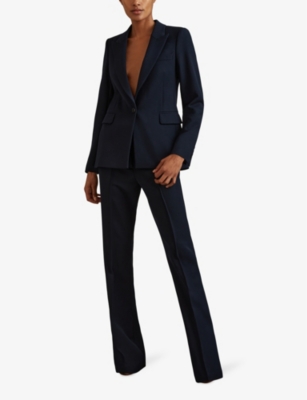 Gabi flared-leg mid-rise stretch-woven trousers