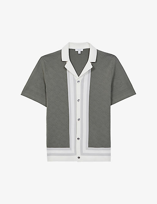REISS: Durban stripe slim-fit cotton shirt