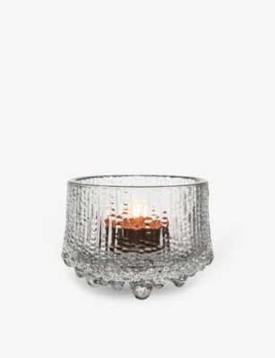 IITTALA: Ultima Thule glass tealight holder 6.5cm