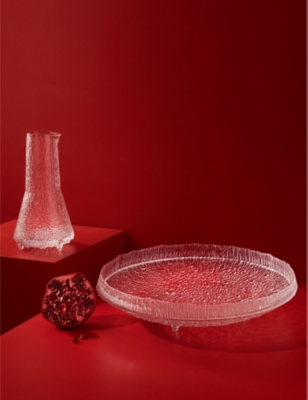 IITTALA: Ultima Thule glass bowl 37cm
