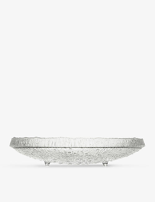 IITTALA: Ultima Thule glass bowl 37cm