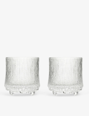 Iittala Ultima Thule On The Rocks Glass Tumbler Set Of Two