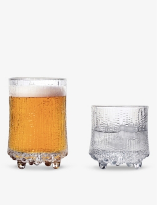 IITTALA ULTIMA THULE BEER GLASSES SET OF TWO